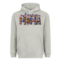 Moon Dust American mama Heavyweight Hoodie - CowhideDigitalArt
