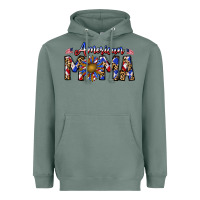 Sage American mama Heavyweight Hoodie - CowhideDigitalArt