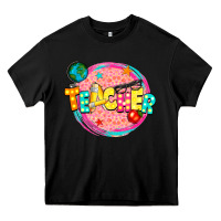Black teacher Heavy Core Tee - NancyCooperArtShop
