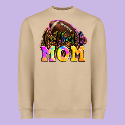 Football Mom Heavyweight Sweatshirt Designed By Oliviacreatesart