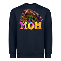 Navy football mom Heavyweight Sweatshirt - OliviaCreatesArt