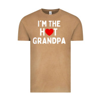 Vintage Camel mens i love hot grandpa  i'm the hot grandpa Vintage Tee - trangStudio