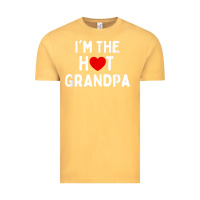 Vintage Mustard mens i love hot grandpa  i'm the hot grandpa Vintage Tee - trangStudio