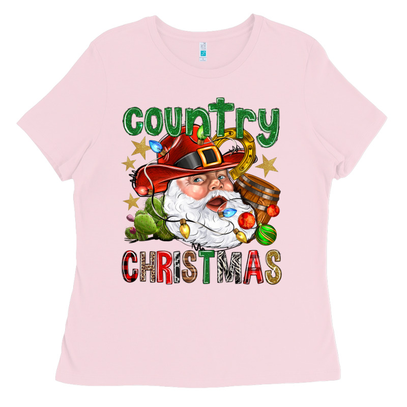 Country Christmas Ladies Tee by NancyCooperArtShop | Teevron