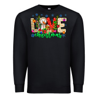 Black love Christmas Premium Sweatshirt - CowhideDigitalArt