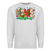Dove Grey love Christmas Premium Sweatshirt - CowhideDigitalArt