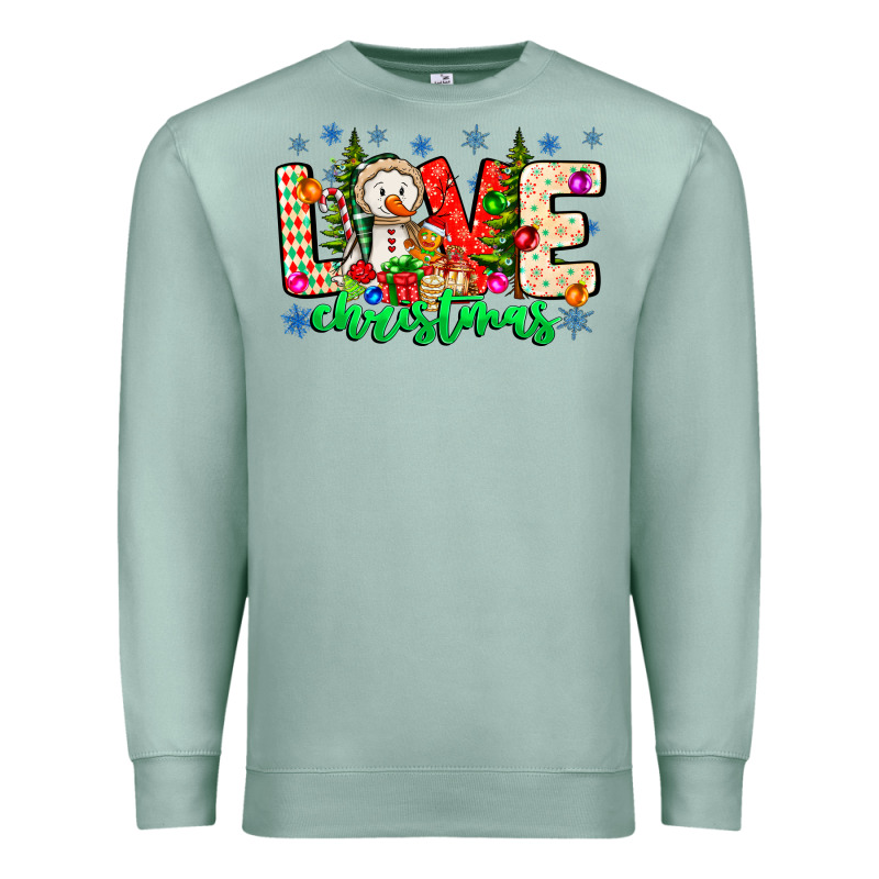 Love Christmas Premium Sweatshirt by CowhideDigitalArt | Teevron