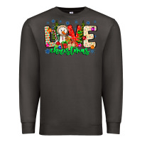 Smoke love Christmas Premium Sweatshirt - CowhideDigitalArt