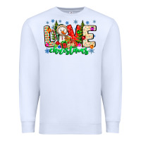 White love Christmas Premium Sweatshirt - CowhideDigitalArt