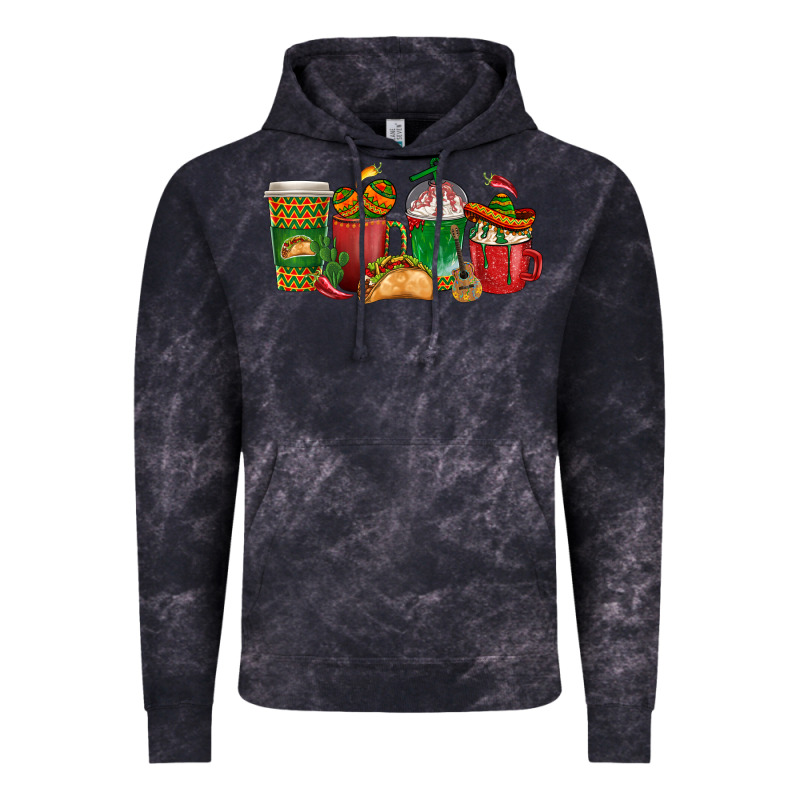 Tacos Coffee Cups Vintage Hoodie by texasbilliewilder | Teevron