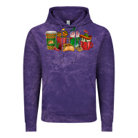 Cloud Purple Tacos Coffee Cups Vintage Hoodie - texasbilliewilder
