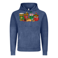Vintage Denim Tacos Coffee Cups Vintage Hoodie - texasbilliewilder