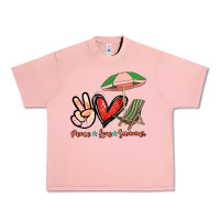 Salmon Peace love summer Urban Heavy Tee - NancyCooperArtShop