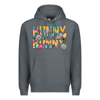 Rock Hunny Bunny Easter Premium Hoodie - BundleAndBundleShop