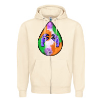 Sandshell halloween hands teardrop Zipper Hoodie - BundleAndBundleShop