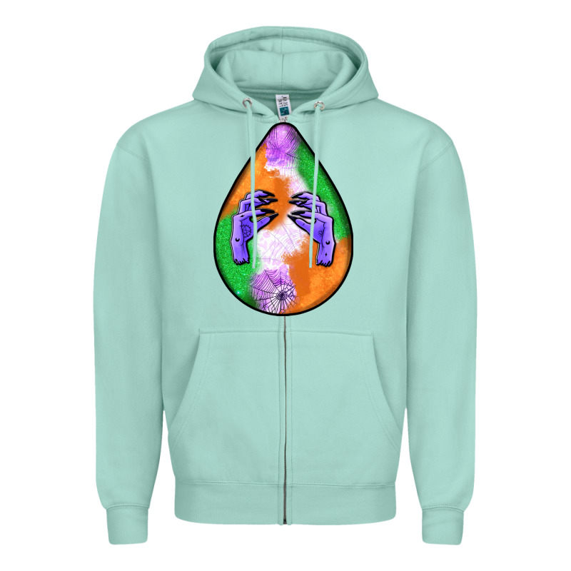 Halloween Hands Teardrop Zipper Hoodie by BundleAndBundleShop | Teevron