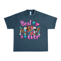 Midnight Navy Best Mom Ever Afro Woman Urban Heavy Tee - texasbilliewilder