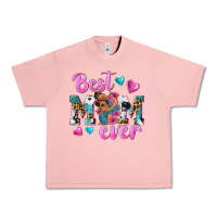 Salmon Best Mom Ever Afro Woman Urban Heavy Tee - texasbilliewilder