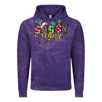 Cloud Purple Sassy Claus Vintage Hoodie - texasbilliewilder