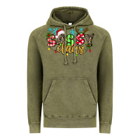 Vintage Olive Sassy Claus Vintage Hoodie - texasbilliewilder
