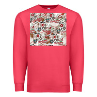 Cardinal hot cocoa christmas cheer pattern Premium Sweatshirt - CowhideDigitalArt