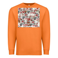 Carrot hot cocoa christmas cheer pattern Premium Sweatshirt - CowhideDigitalArt