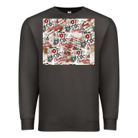 Smoke hot cocoa christmas cheer pattern Premium Sweatshirt - CowhideDigitalArt