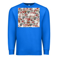 True Royal hot cocoa christmas cheer pattern Premium Sweatshirt - CowhideDigitalArt