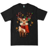 Black reindeer in christmas Premium Tee - MaliasSmallBusiness