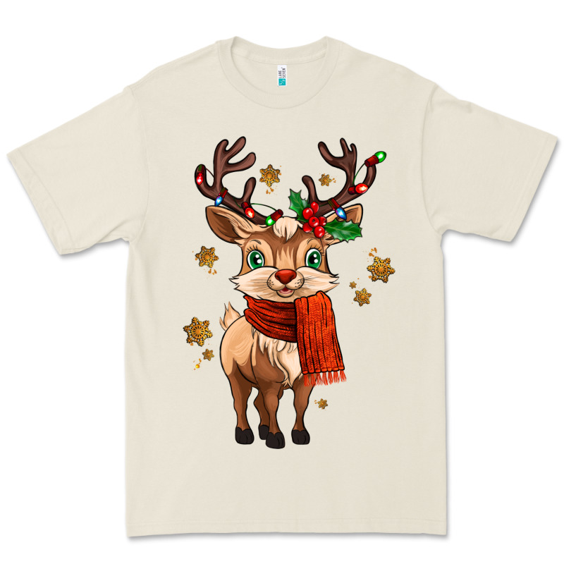 Reindeer In Christmas Premium Tee by MaliasSmallBusiness | Teevron