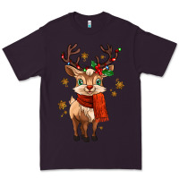 Plum reindeer in christmas Premium Tee - MaliasSmallBusiness
