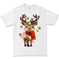 White reindeer in christmas Premium Tee - MaliasSmallBusiness