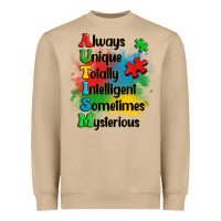 Always Unique Autism Heavyweight Sweatshirt | Teevron