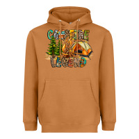 Meerkat Campfire Legend Heavyweight Hoodie - CowhideDigitalArt