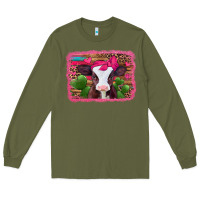 Army Green valentines day baby calf Long Sleeve Tee - Jasminsmagicworld