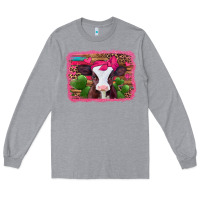Heather Grey valentines day baby calf Long Sleeve Tee - Jasminsmagicworld