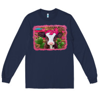 Navy valentines day baby calf Long Sleeve Tee - Jasminsmagicworld