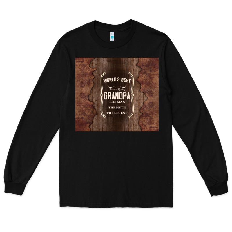 World's Best Grandpa Long Sleeve Tee by TumblerDesignByShophia | Teevron