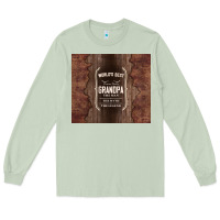 Matcha world's best grandpa Long Sleeve Tee - TumblerDesignByShophia