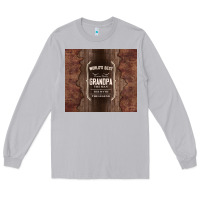 Moon Dust world's best grandpa Long Sleeve Tee - TumblerDesignByShophia