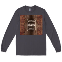 Smoke world's best grandpa Long Sleeve Tee - TumblerDesignByShophia