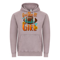 Vintage Zinc Football kinda Girl Vintage Hoodie - NancyCooperArtShop
