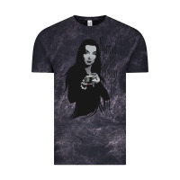 Cloud Black Normal Is An Illusion - Morticia Addams Vintage Tee - trangStudio