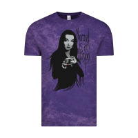 Cloud Purple Normal Is An Illusion - Morticia Addams Vintage Tee - trangStudio