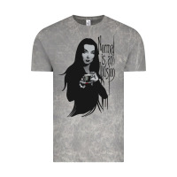 Cloud Rock Normal Is An Illusion - Morticia Addams Vintage Tee - trangStudio