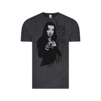 Vintage Black Normal Is An Illusion - Morticia Addams Vintage Tee - trangStudio