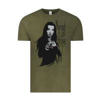 Vintage Olive Normal Is An Illusion - Morticia Addams Vintage Tee - trangStudio