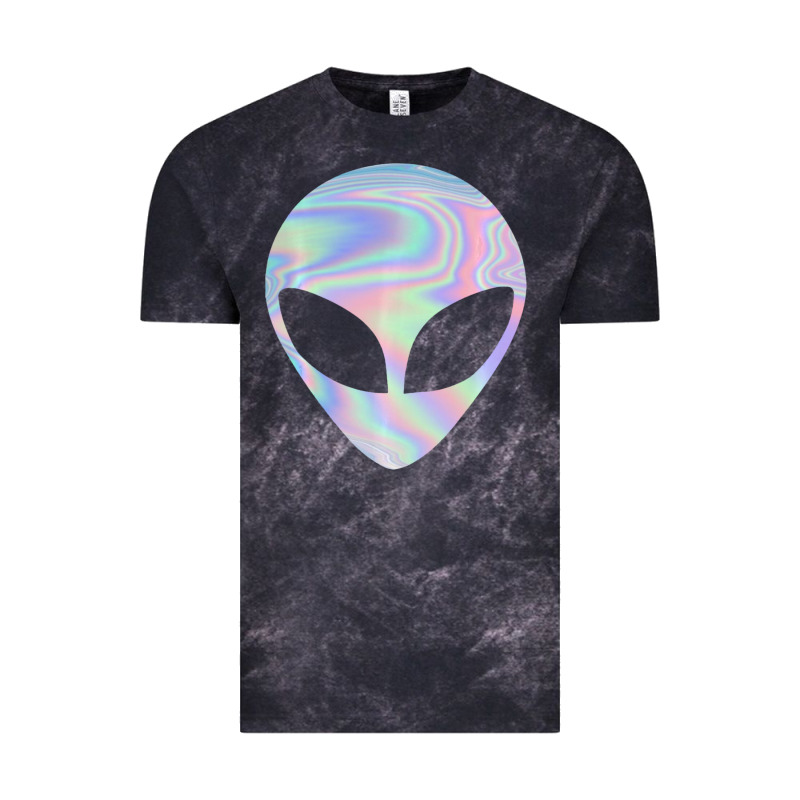 Alien Head Colorful Laser Ufo Sighting Believe Area 51 Vintage Tee by trangStudio | Teevron