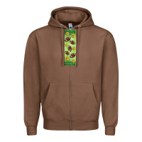 Chestnut american football with lightning bolt  pen wrap Zipper Hoodie - BundleAndBundleShop
