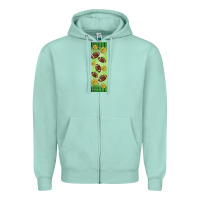 Seafoam american football with lightning bolt  pen wrap Zipper Hoodie - BundleAndBundleShop